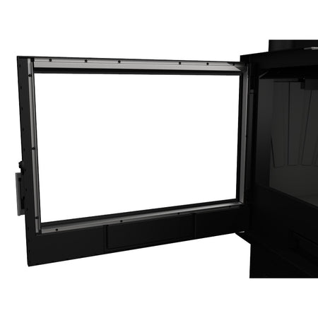 KRETZ | Kamineinsatz Z 303 | gerade Scheibe | Gusseisen Box | 10 kW - Klapptür