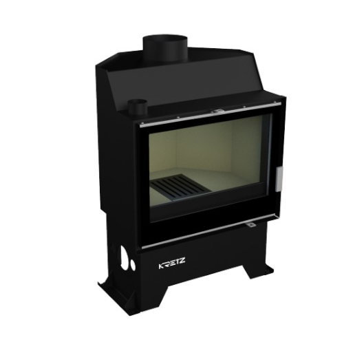 KRETZ | Kamineinsatz Z 103 S | Schamotte-Box | Doppelglas | 10 kW ➔ www.klimaworld.com