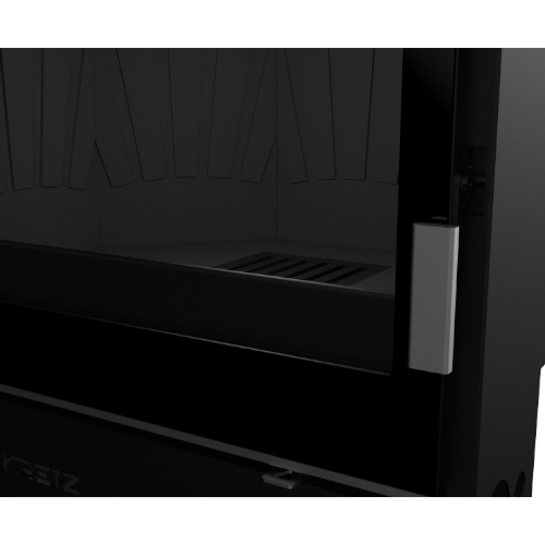 KRETZ | Kamineinsatz Z 303 S | Gusseisen-Box | Doppelglas | 10 kW - Ansicht Türgriff