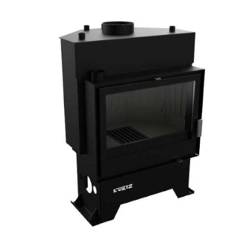 KRETZ | wassergeführter Kamineinsatz Z 303 V | Gusseisen Box | 13,8 kW  ➔ www.klimaworld.com
