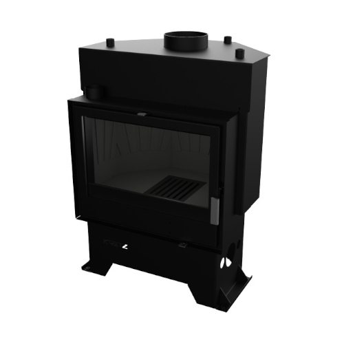 KRETZ | wassergeführter Kamineinsatz Z 303 V | Gusseisen Box | 13,8 kW